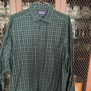 Ralph Lauren Purple Label Tartan  FC Shirt 17.5